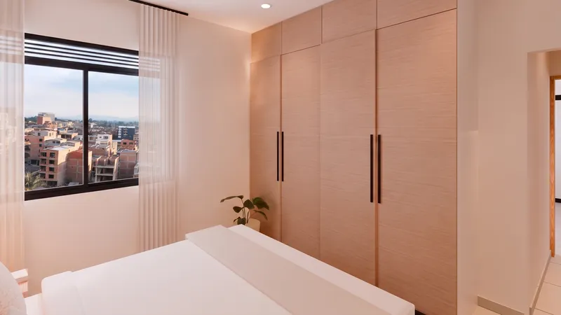 Alcoba principal del apartamento 601